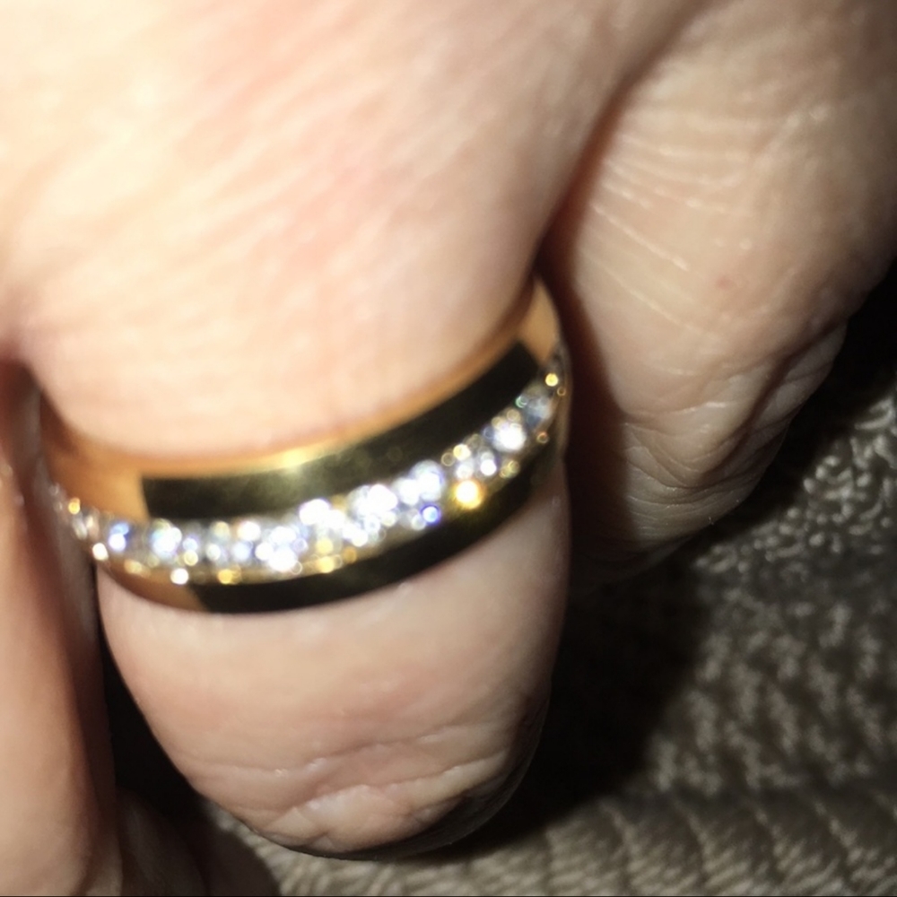 Gold Infinity Ring - image 3